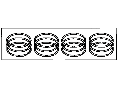 Toyota 13011-16340 Ring Set, Piston