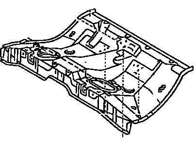 Toyota 58211-02030 Pan, Center Floor