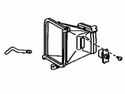 Toyota 87201-02040 Duct Sub-Assembly, Air