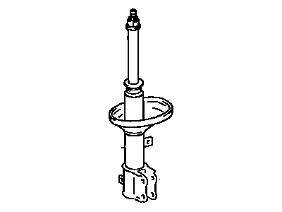 Toyota 48540-02050 Shock Absorber Assembly Rear Left