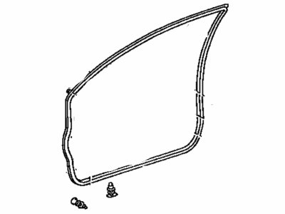 1996 Toyota Corolla Door Seal - 67861-02060