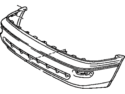 1996 Toyota Corolla Bumper - 52119-02902