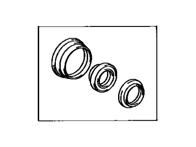 Toyota 04422-12100 Oil Seal Kit, Front AXL