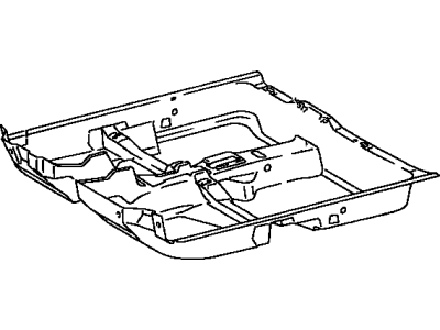 Toyota 58510-02150-K1 Carpet Assy, Front Floor, Front