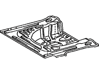 Toyota 58311-02030 Pan, Rear Floor