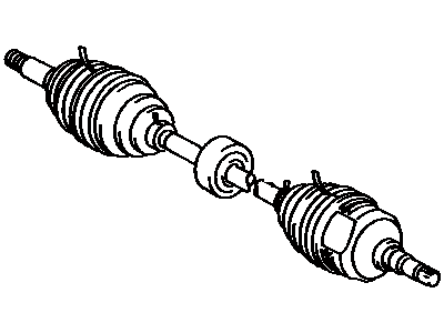 Toyota 43410-02030 Shaft Assembly, Front Drive, Right