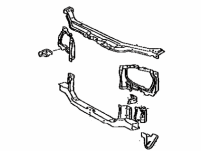 Toyota 53201-01050 Support Sub-Assy, Radiator