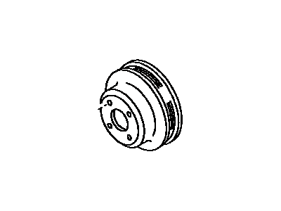 Toyota 16371-15070 Pulley, Fan