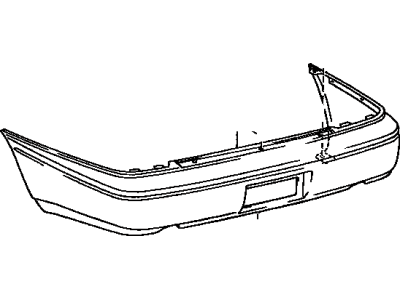 1994 Toyota Corolla Bumper - 52159-02902