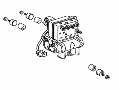 1995 Toyota Corolla ABS Pump And Motor Assembly - 44510-12150