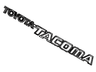 2001 Toyota Tacoma Emblem - 75473-04030-D0