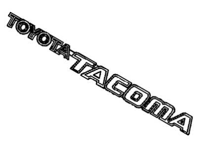 Toyota 75473-04030-D0 Front Door Name Plate