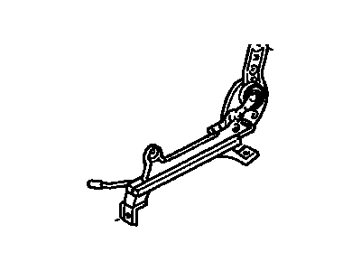 Toyota 72012-35070 Adjuster Sub-Assy, Front Seat, Outer LH