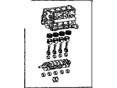 Toyota 11400-62220 Block Assembly, Short