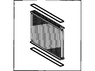 Toyota 04160-04010 Core Kit, Radiator