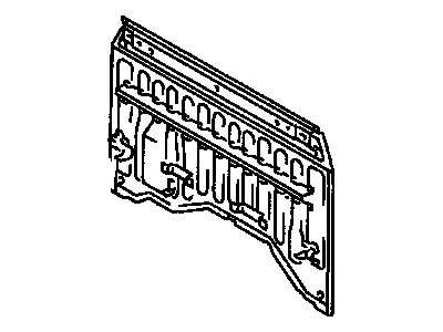 Toyota 64101-04110 Panel, Back