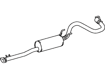 Toyota 17405-07040 Exhaust Tail Pipe Assembly