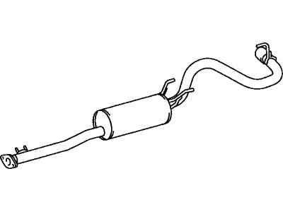 2002 Toyota Tacoma Exhaust Pipe - 17405-0C030