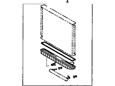 2003 Toyota Tacoma Coolant Reservoir - 04166-04030