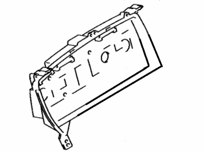 Toyota 83132-2A430 Case, Combination Meter