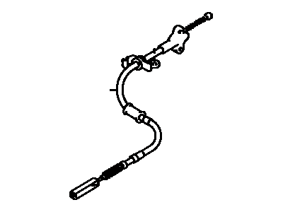 1989 Toyota Cressida Parking Brake Cable - 46420-22290