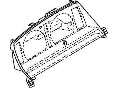 Toyota 83133-2A090 Glass, Combination Meter