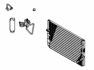 Toyota 88460-22450 Condenser Assy, W/Receiver