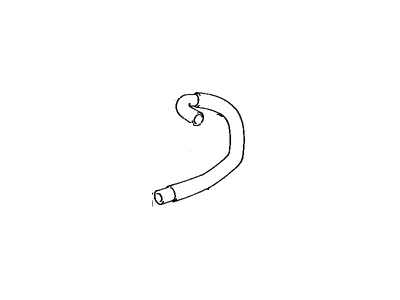 Toyota Cressida Radiator Hose - 16572-42040