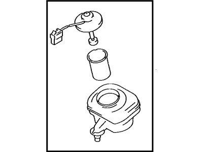 Toyota 47202-22270 Reservoir Sub-Assy, Brake Master Cylinder