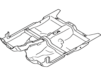 Toyota 58510-2A380-02 Carpet Assy, Front Floor, Front