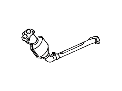 1992 Toyota Cressida Exhaust Pipe - 17410-42080