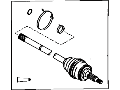 1991 Toyota Cressida Axle Shaft - 42370-19035