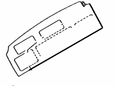 Toyota 83133-22770 Cover, Combination Meter