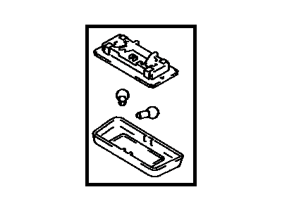 Toyota 81260-22130-14 Lamp Assembly, Map