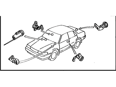 Toyota 69005-22690-03 Cylinder Set, Lock