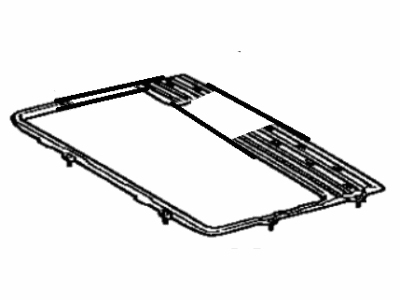 Toyota 63142-22040 Reinforcement, Roof Panel