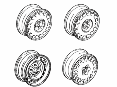 Toyota 42611-22410 Wheel, Disc