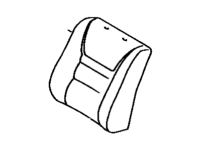 Toyota 71074-2A221-03 Front Seat Back Cover, Left(For Separate Type)