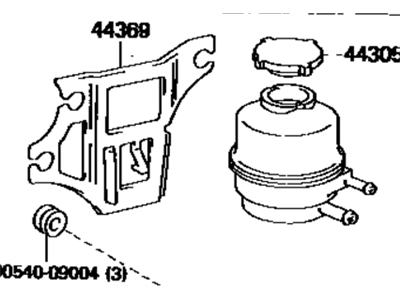 Toyota 44360-22140 Reservoir Assy, Vane Pump Oil