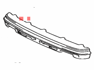 Toyota 52611-22130 Absorber, Front Bumper Energy