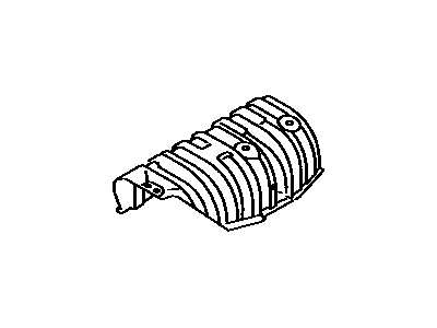 Toyota 58327-22060 Insulator, Main Muffler Heat