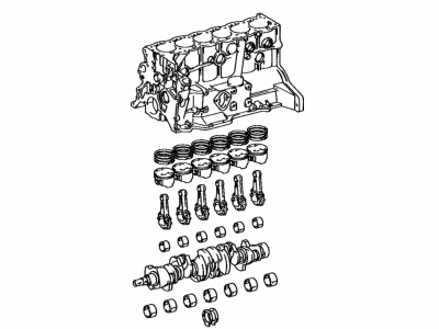 Toyota 11400-42112 Block Assembly, Short