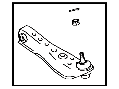 Toyota 48069-29115 Front Suspension Control Arm Sub-Assembly Lower Left