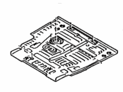 Toyota 58311-22121 Pan, Rear Floor