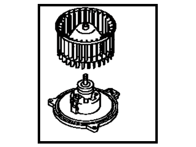 1989 Toyota Cressida Blower Motor - 87103-22030