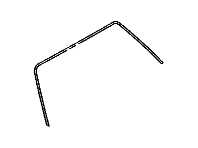 Toyota 75571-02010 Moulding, Back Window, Outside Upper