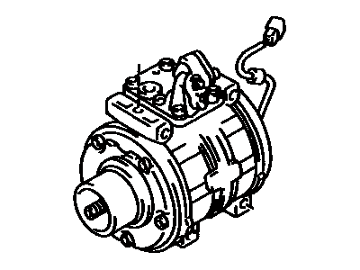 1991 Toyota Corolla A/C Compressor - 88320-01020