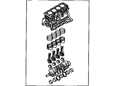 Toyota 11400-16160 Block Assembly, Short