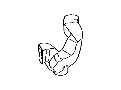 1992 Toyota Corolla Air Duct - 17882-01020