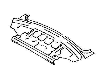 Toyota 64101-02010 Panel Sub-Assy, Upper Back